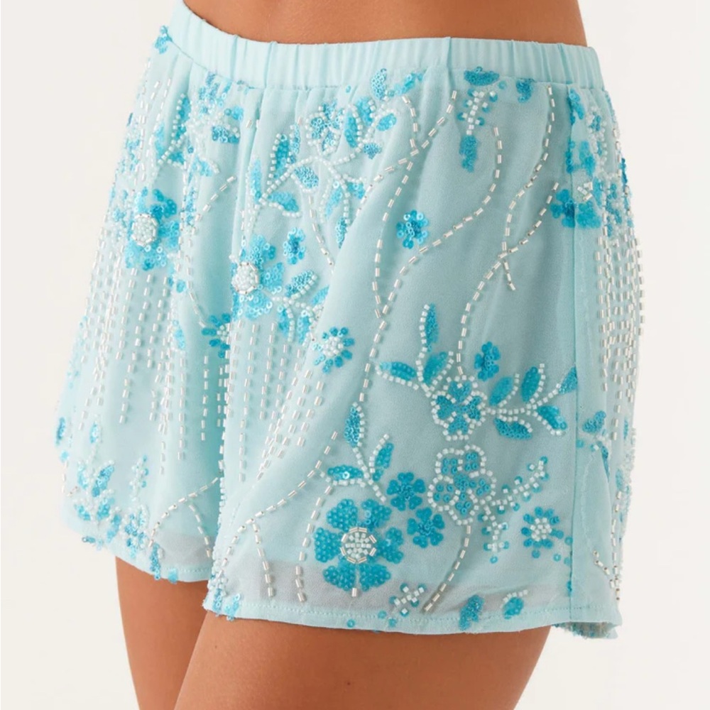NWOT Peppermayo Mercer Sequin Shorts